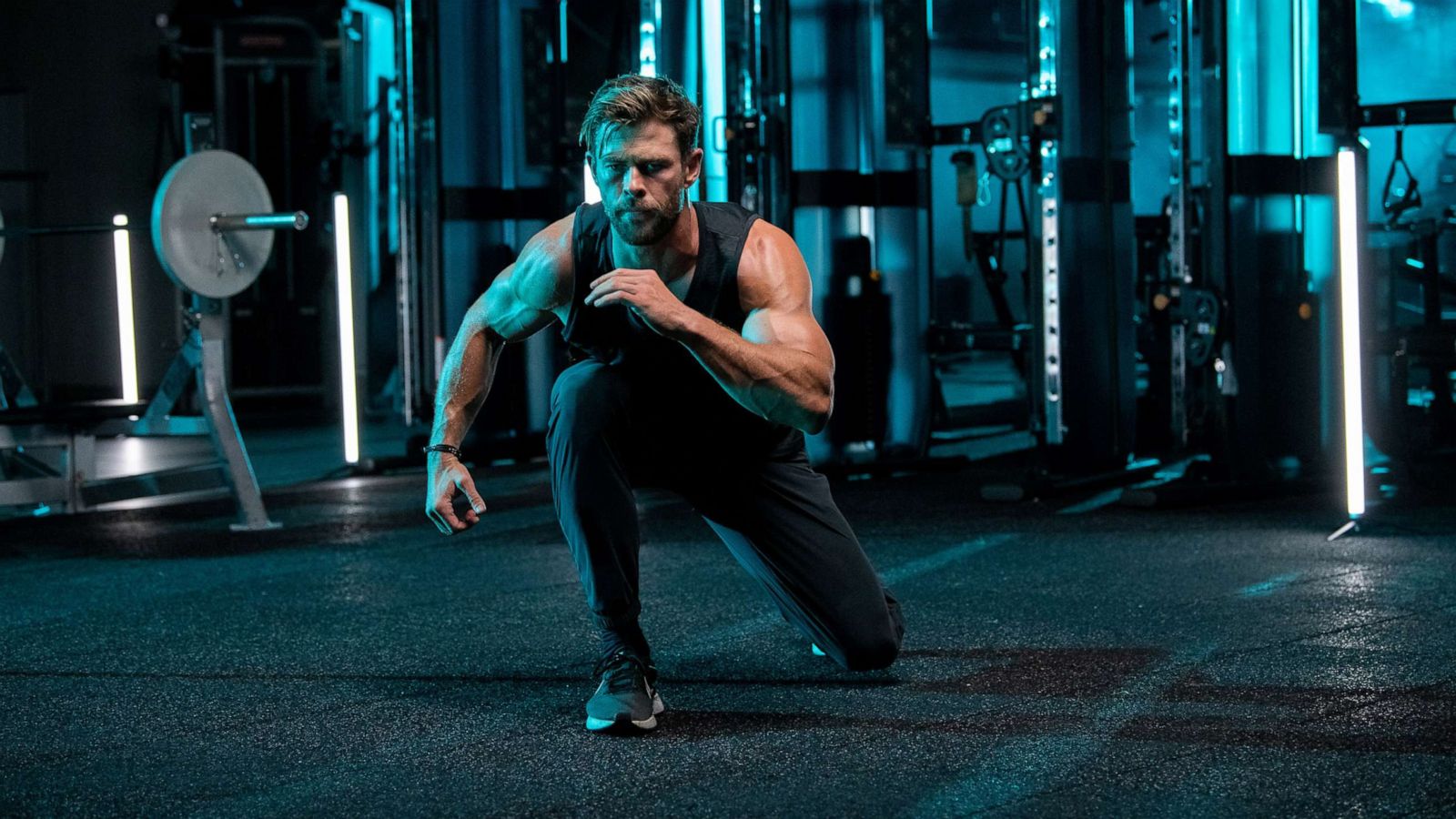 PHOTO: Chris Hemsworth's fitness app, Centr, includes some of his favorite workouts and exercise moves for others to learn as well.