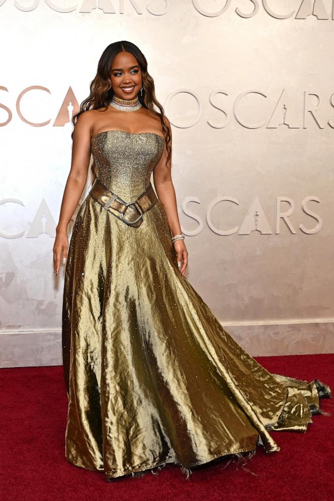 PHOTO: H.E.R. attends the 97th Annual Academy Awards at the Dolby Theatre in Hollywood, Calif.,Mar. 2, 2025.