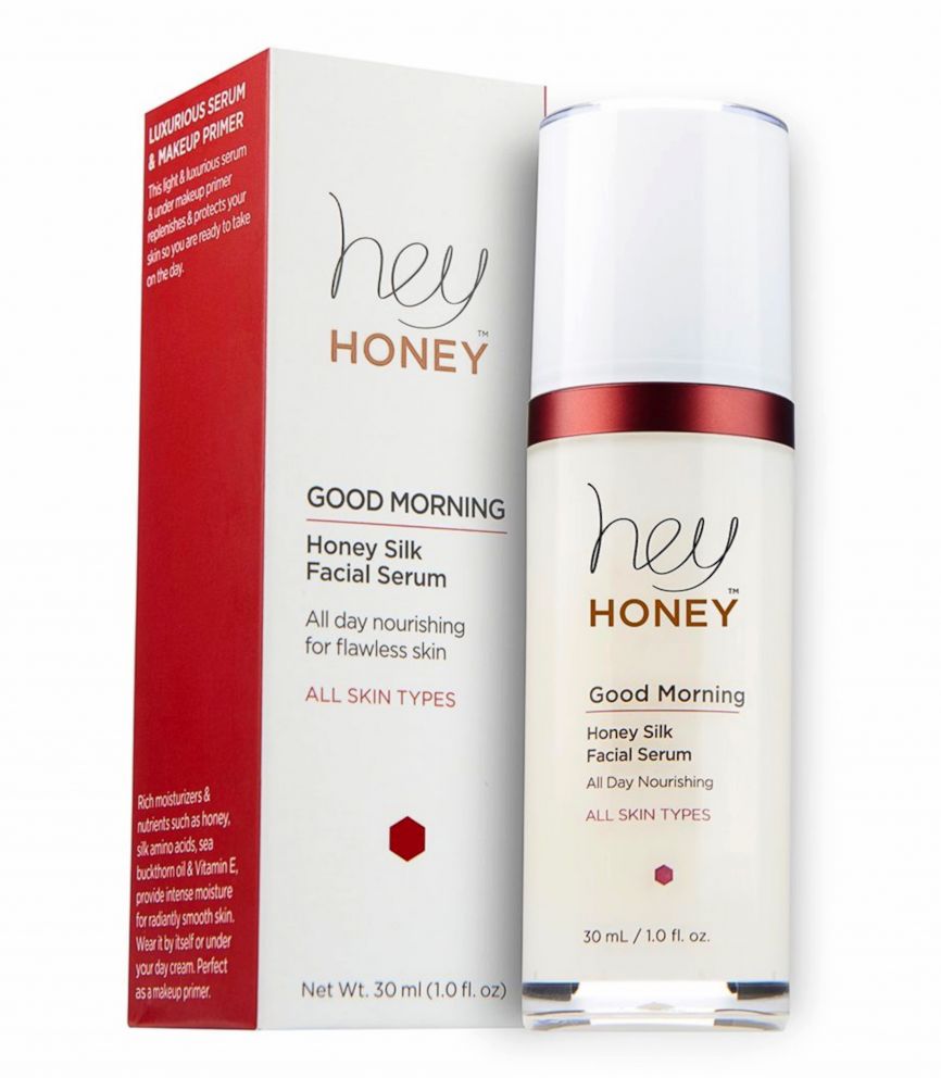 Hey Honey, Good Morning, Honey Silk Facial Serum. Silky smooth and