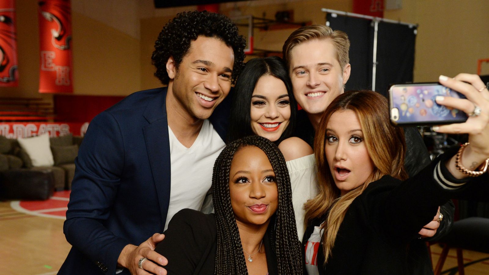 PHOTO: The stars of Disney Channel's "High School Musical" reunited in Los Angeles, Jan. 17, 2016.