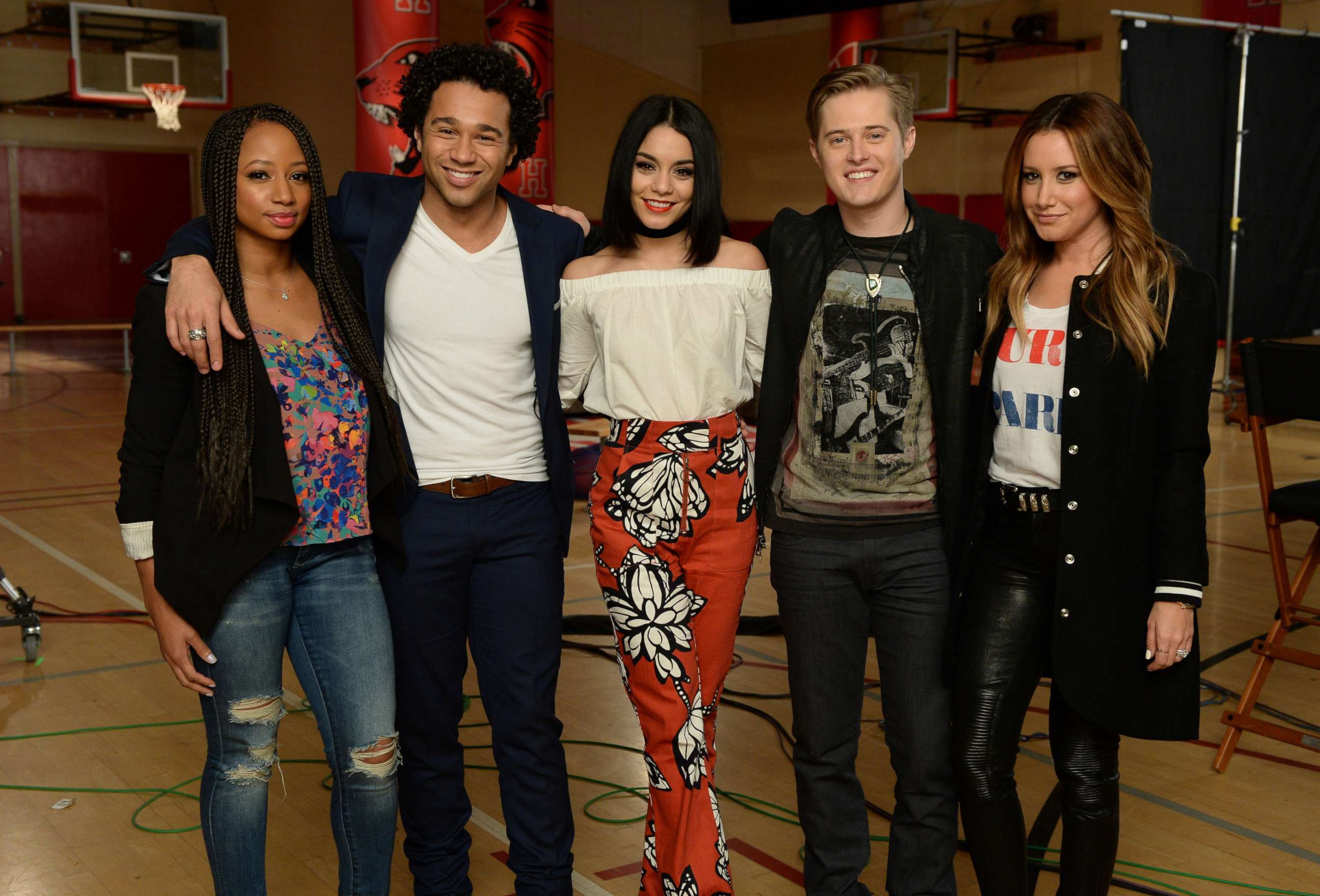 PHOTO: The stars of Disney Channel's "High School Musical" reunited in Los Angeles, Jan. 17, 2016.