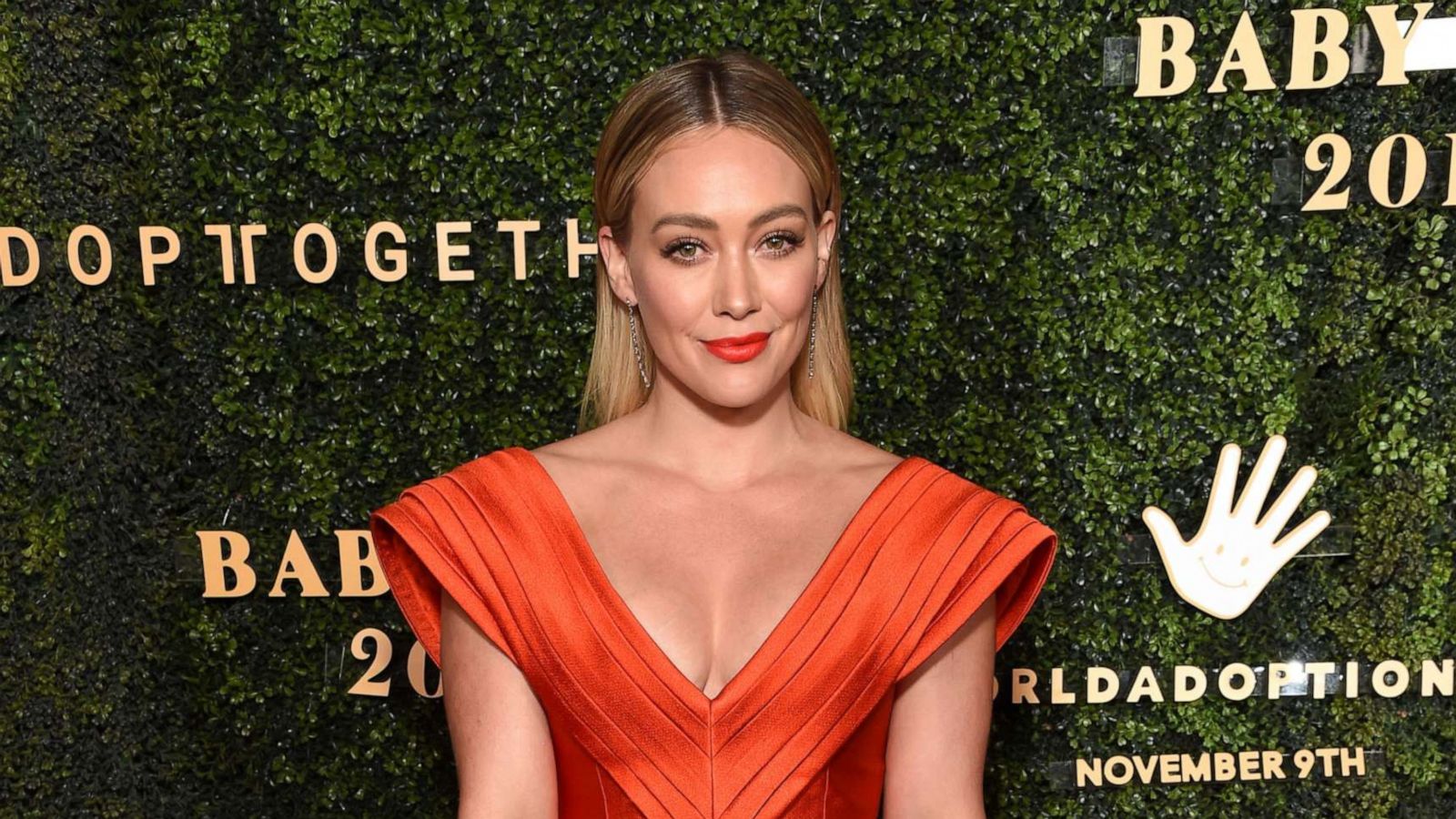 PHOTO: Hilary Duff attends the 5th Adopt Together Baby Ball Gala on Oct. 12, 2019 in Los Angeles.