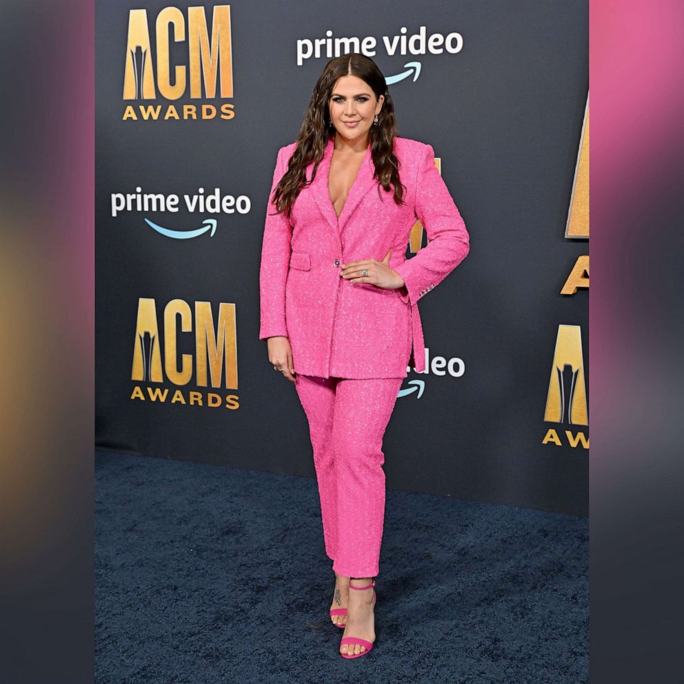 PHOTO: Hillary Scott attends the 57th Academy of Country Music Awards at Allegiant Stadium on March 7, 2022 in Las Vegas.