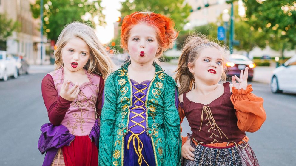 PHOTO: Mom Heather Grabenstein of Waco, Texas, is dressing her daughters, Landri, 6, and Alli and Maddi, both 8, as the Sanderson sisters from the classic Halloween film, "Hocus Pocus."