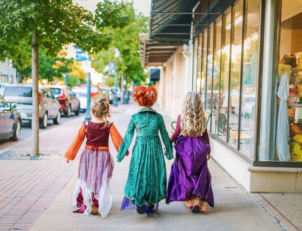 PHOTO: The Grabenstein sisters Landri, 6, and Alli and Maddi, both 8, will transform into the Sanderson sisters from "Hocus Pocus" this Halloween.