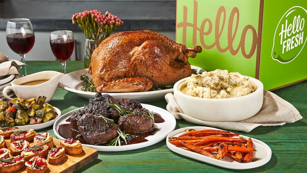 PHOTO: Holiday meal kit from HelloFresh.