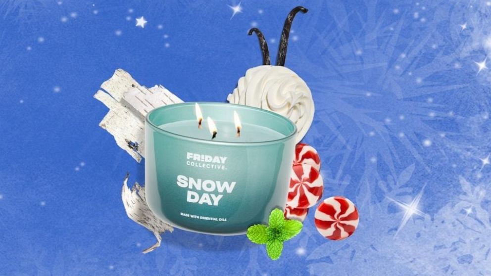 PHOTO: Snow Day candle from Friday Collective.