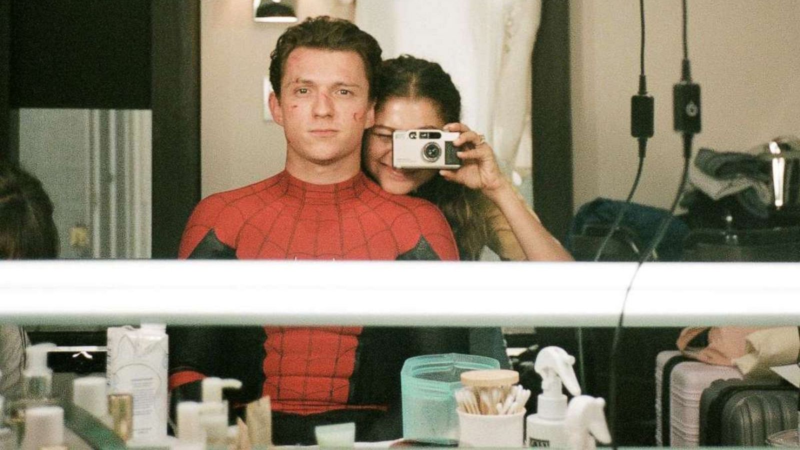 PHOTO: Tom Holland and Zendaya are seen in a photo posted to Holland's Instagram account.