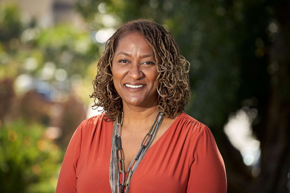 PHOTO: Senator Holly J. Mitchell shares her experience toward getting a law passed that protects people against natural hair discrimination in California.