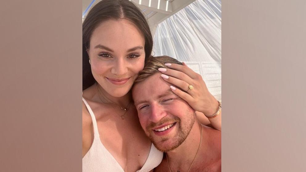 PHOTO: Holly Ramsay shared a photo of herself with her fiance Adam Peaty on Instagram on Sept. 12, 2024.