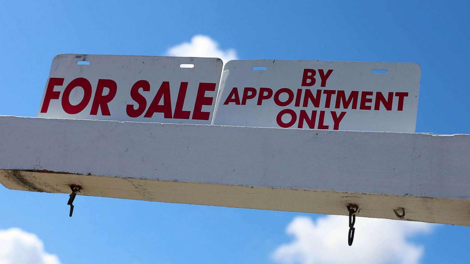 PHOTO: FILE - A For Sale sign displayed in front of a home, Feb. 22, 2023 in Miami.