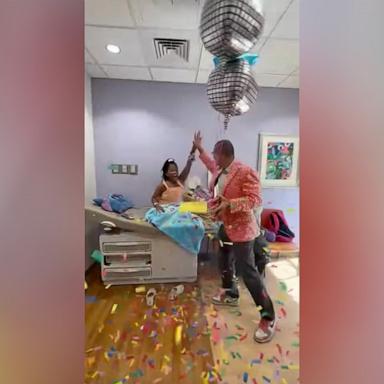 [PHOTO: Children’s Hospital New Orleans surprised its 12-year-old patient Kelsey Farris with tickets to attend a Taylor Swift concert.]