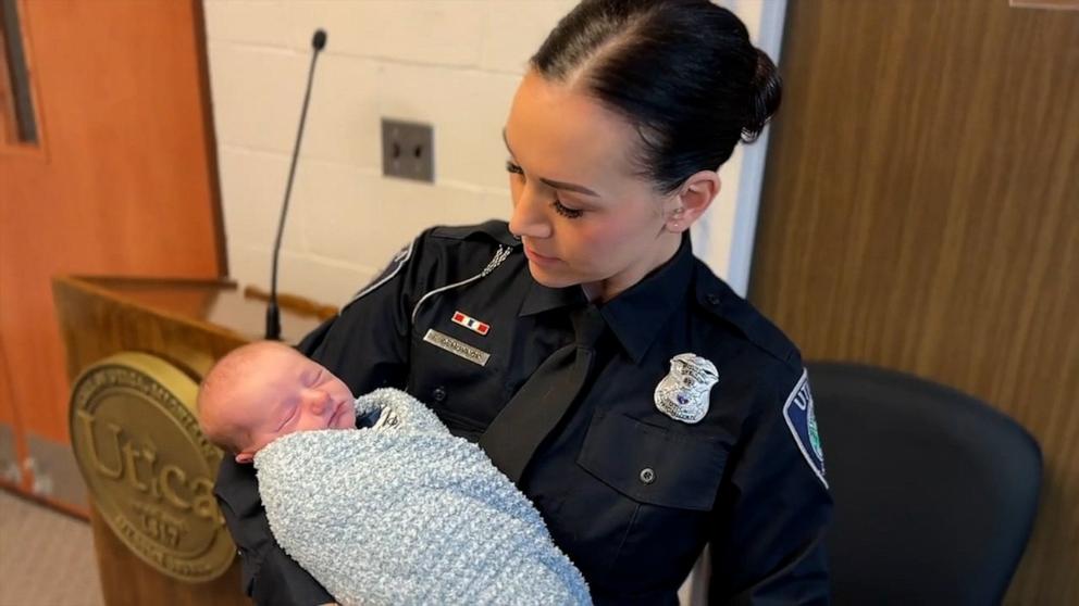 PHOTO: A Michigan police officer helped escort a speeding couple in labor to the hospital and the ordeal was caught on bodycam video.