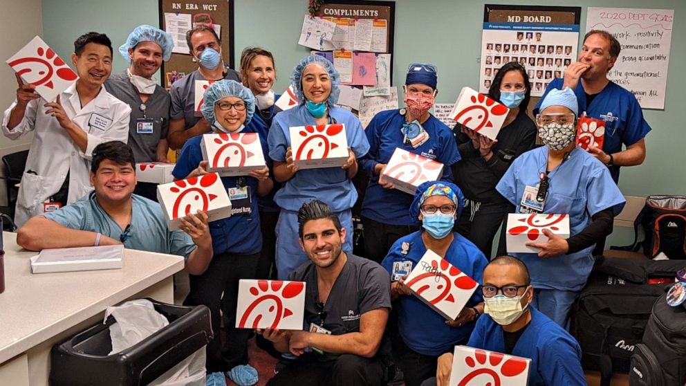I'm a nurse and I want to say thank you for the kindness shown during ...