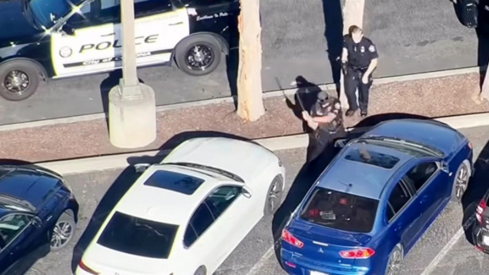 PHOTO: The Corona Police Department in Corona, California, shared a police body camera video of the rescue of a child from a hot car on June 17, 2025, and a reminder to never leave children unattended in a vehicle.