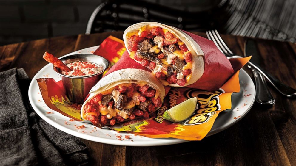 PHOTO: Hot Cheetos dish, Hot Cheetos Burrito, is seen here.