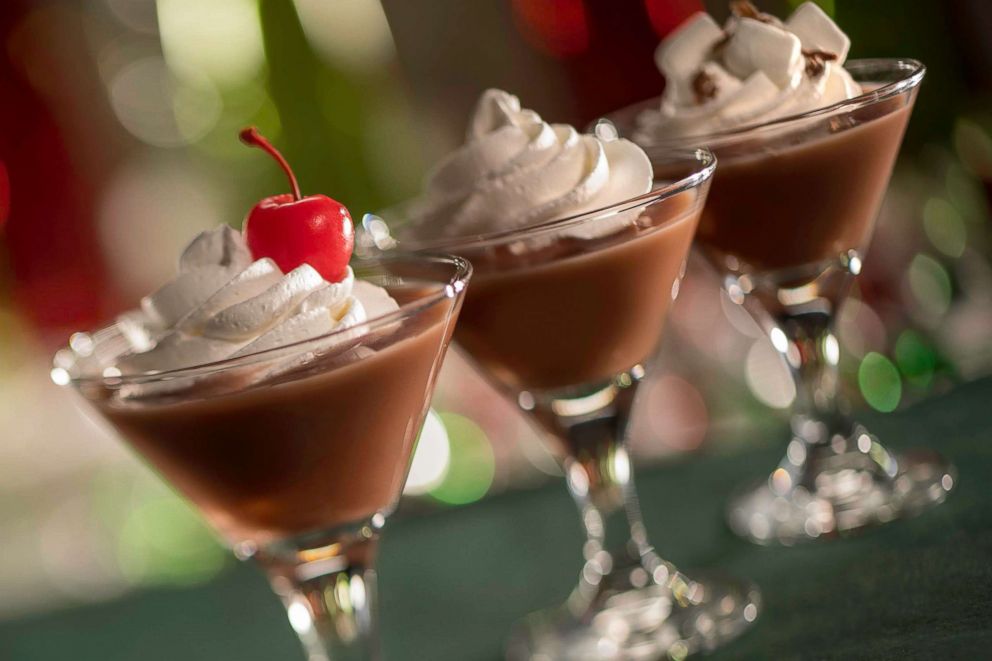 PHOTO: Warm up on cold nights with Hot Chocolate Flights featuring hot chocolate with Irish liqueur, hot chocolate with vanilla vodka, and hot chocolate with cherry bourbon.