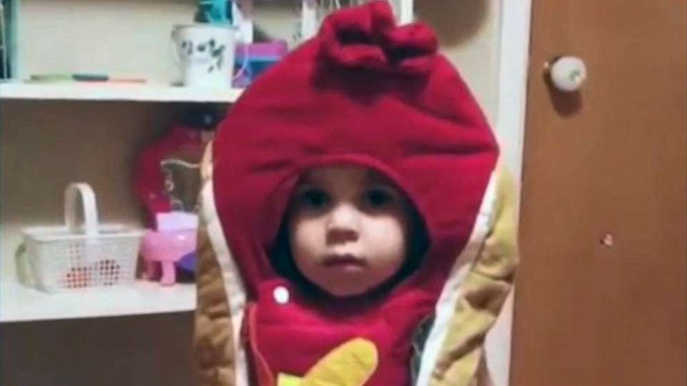 PHOTO: Norah Clem of Alabama chose to wear a hot dog costume to bed.