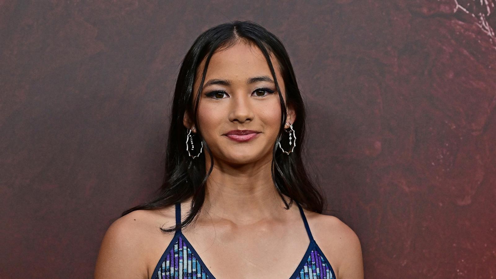 PHOTO: Actress Kaylee Hottle attends the world premiere of "Godzilla x Kong: The New Empire" at the TCL Chinese Theater in Hollywood on March 25, 2024.
