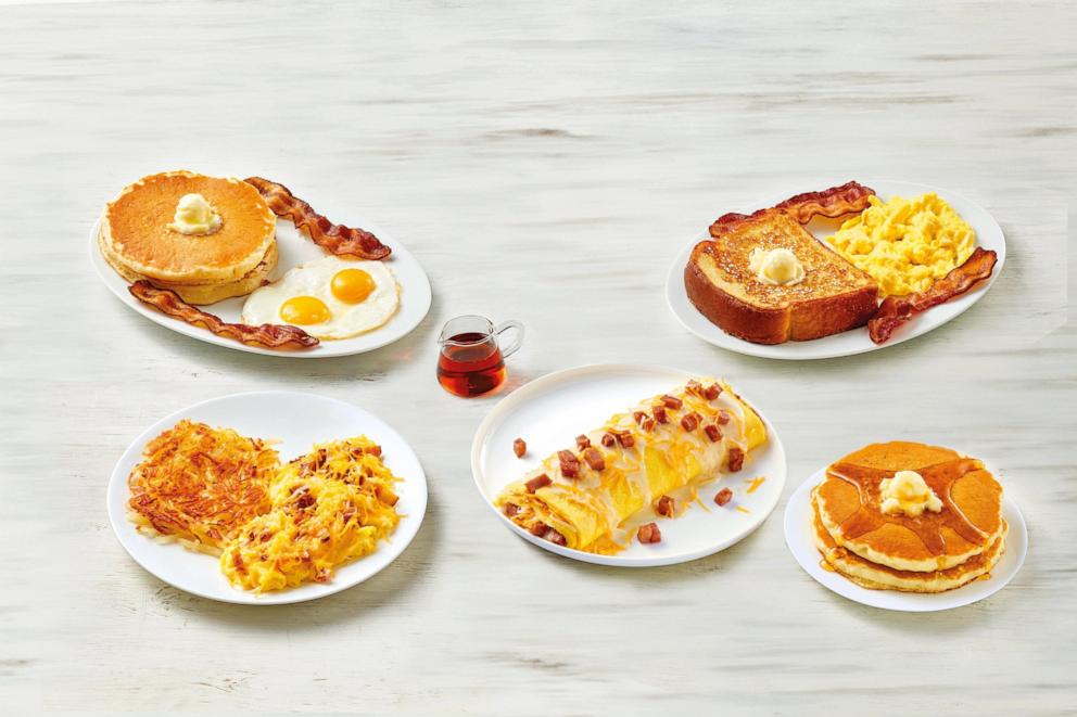 PHOTO: Four House Fave breakfast menu items from IHOP on the new $6 value menu.