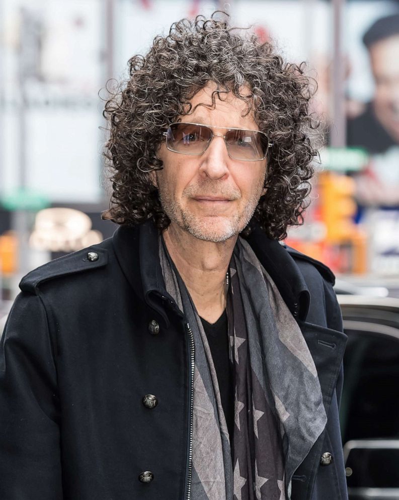 PHOTO: Howard Stern is seen arriving to the ABC studio for GMA, May 9, 2019, in New York.  