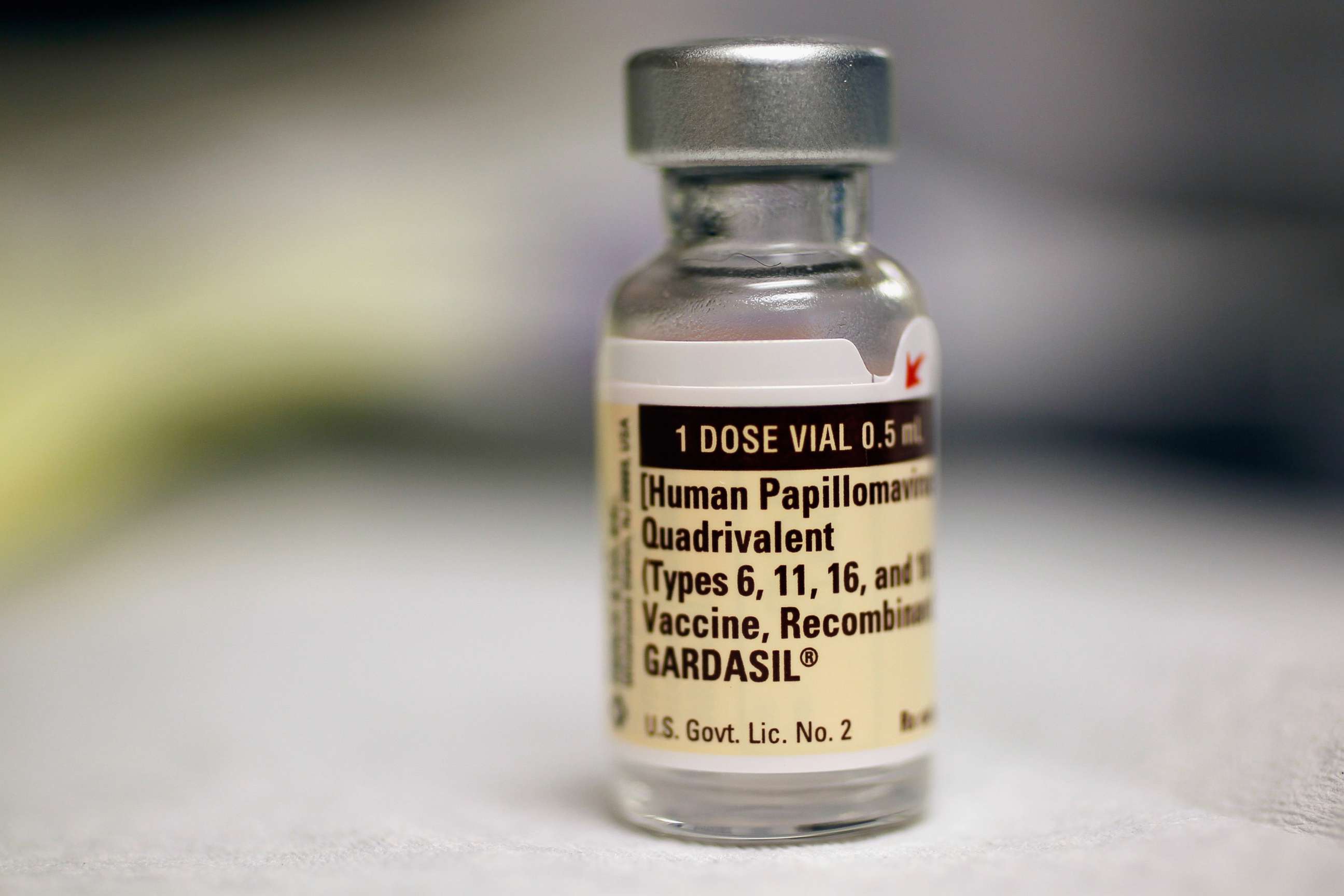 PHOTO: A vial of the Human Papillomavirus vaccine is seen at the University of Miami Miller School of Medicine on Sept. 21, 2011, in Miami.