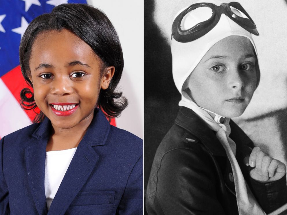 PHOTO: 11 young Girl Scouts were styled as iconic women leaders, including Whoopi Goldberg and Hillary Clinton, in honor of Women's History Month.