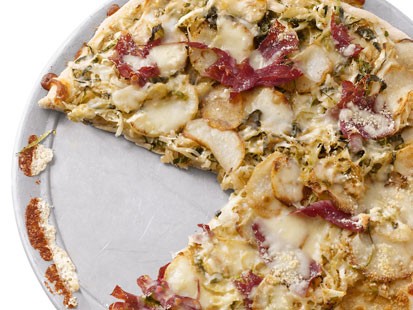 Corned beef and cabbage pizza