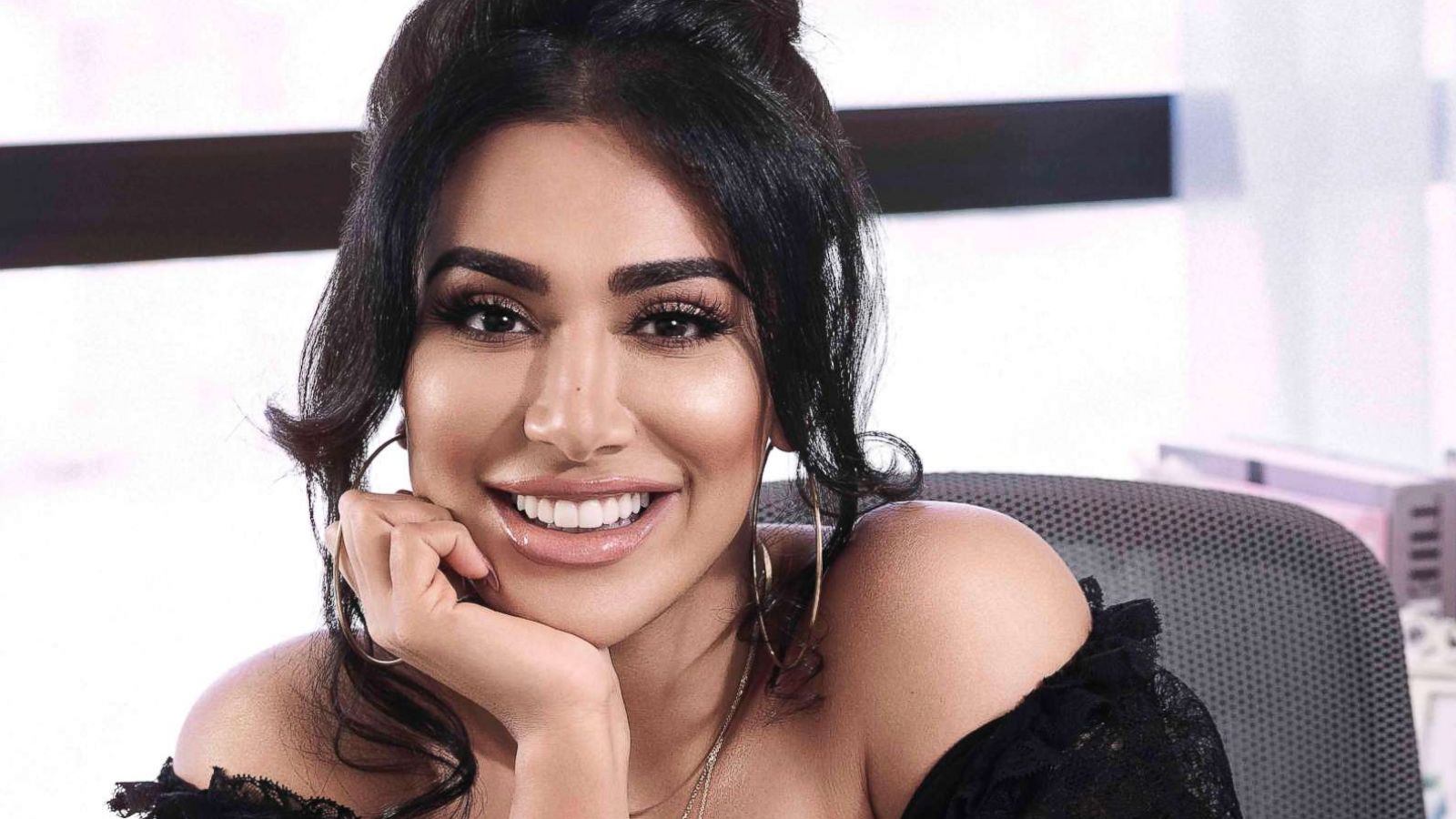 PHOTO: Huda Kattan of Huda Beauty cosmetics.