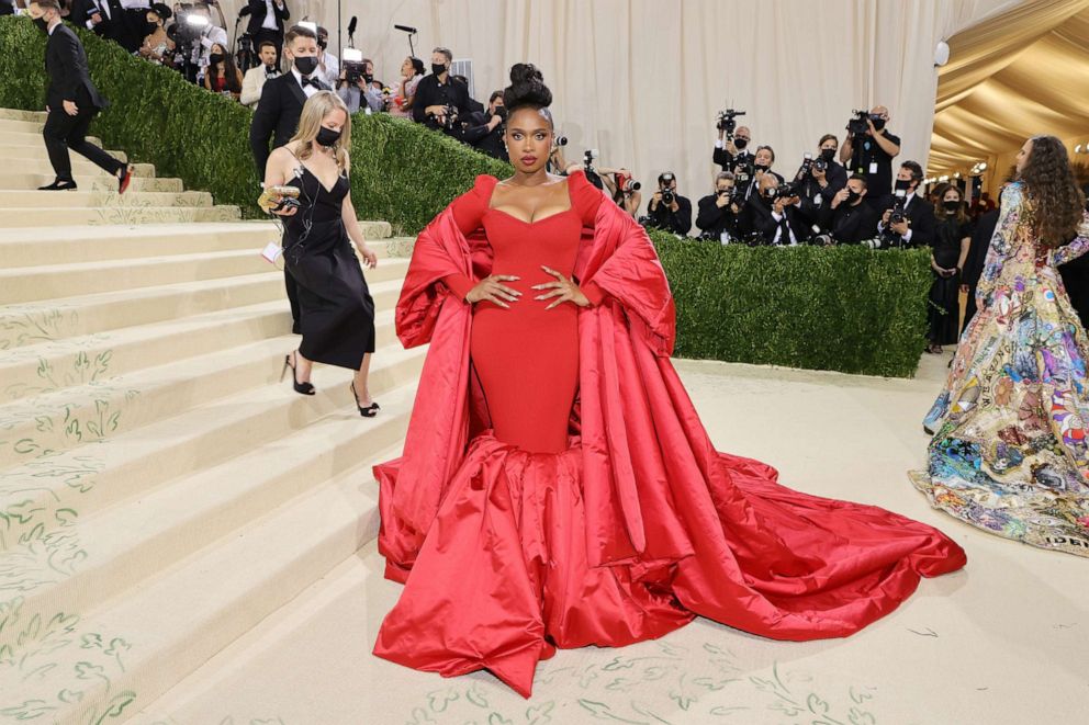 PHOTO: Jennifer Hudson attends The 2021 Met Gala Celebrating In America: A Lexicon Of Fashion at Metropolitan Museum of Art, Sept. 13, 2021, in New York.