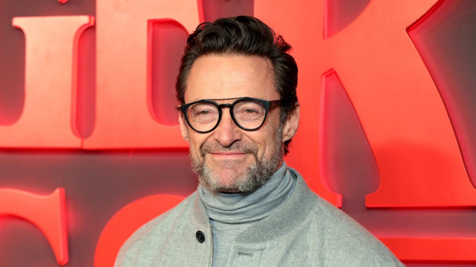 PHOTO: Hugh Jackman attends the "Stranger Things: The First Shadow" World Premiere at the Phoenix Theatre on December 14, 2023 in London, England.