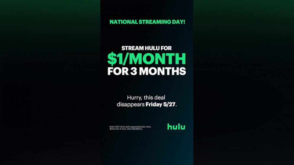 VIDEO: Hulu celebrates National Streaming Day with new offer