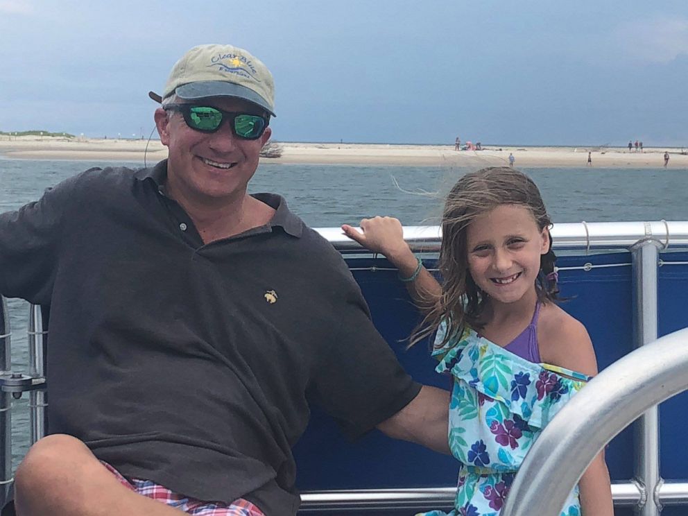 PHOTO: Ali and Austin Joy of Ashland, Virginia, were on vacation in Atlantic Beach, North Carolina, with their three children amid Father's Day weekend in 2018. Austin died while trying to save his two daughters from drowning in the ocean. 