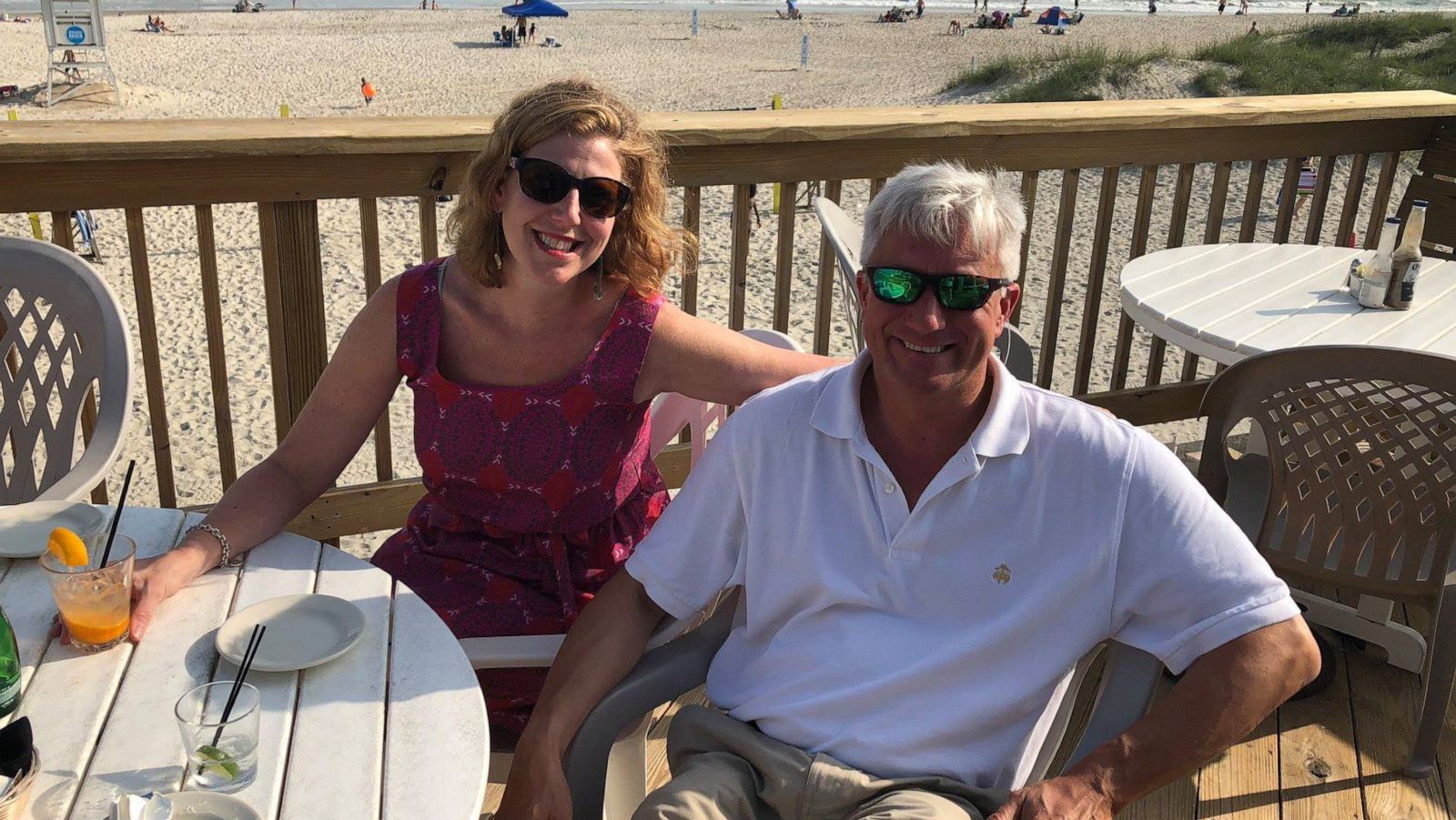 PHOTO: Ali and Austin Joy of Ashland, Virginia, were on vacation in Atlantic Beach, North Carolina, with their three children amid Father's Day weekend in 2018. Austin died while trying to save his two daughters from drowning in the ocean.