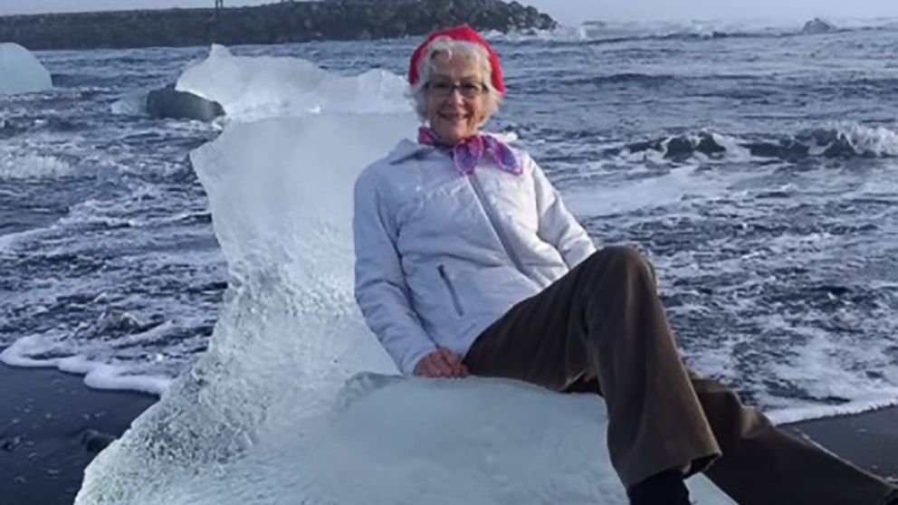 VIDEO: Grandmother swept out to sea on a glacier