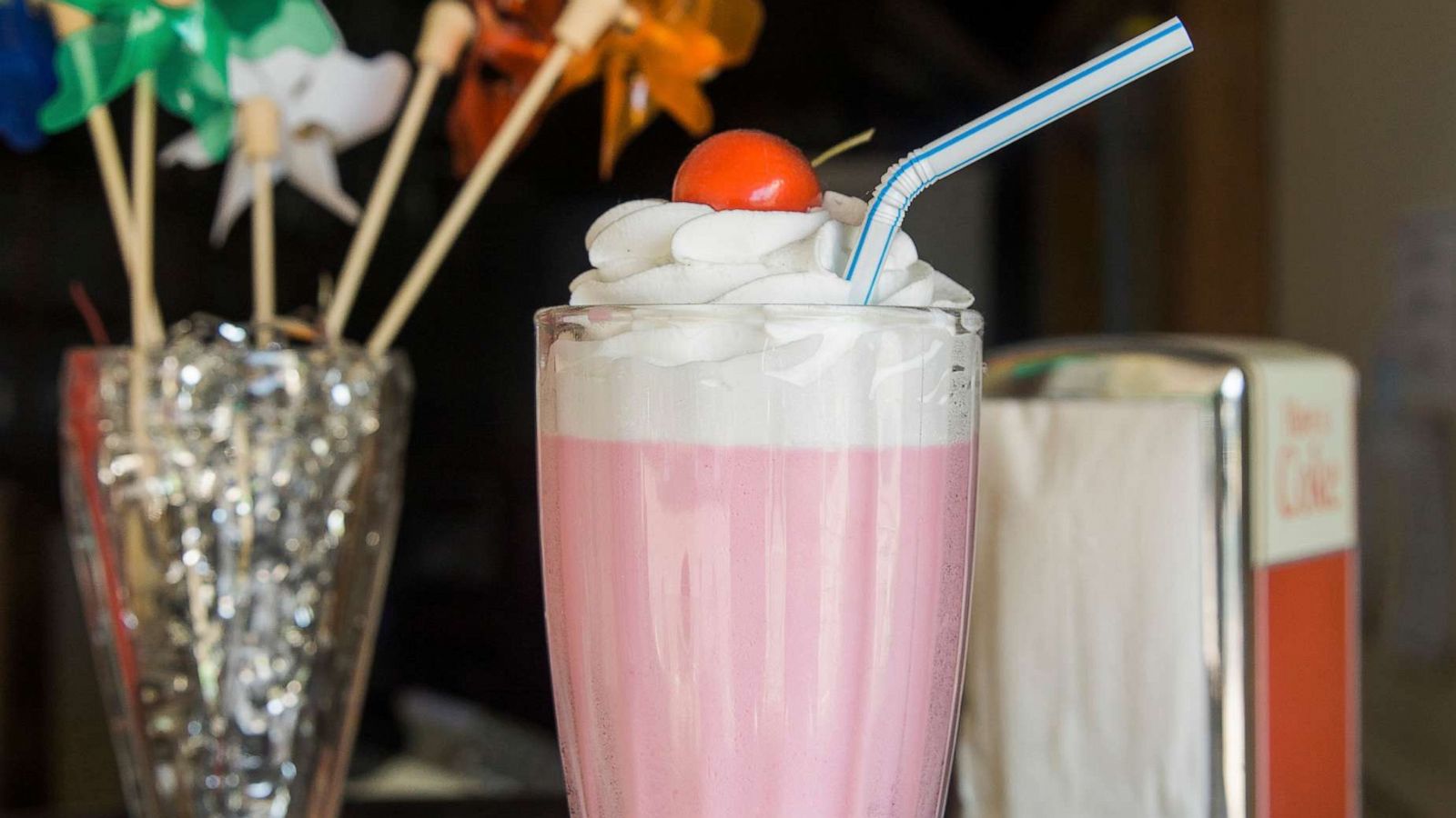 PHOTO: A strawberry milkshake is seen in this undated stock photo.