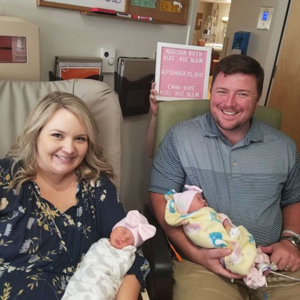 Twin sisters give birth to sons on same day in same hospital - Good Morning  America