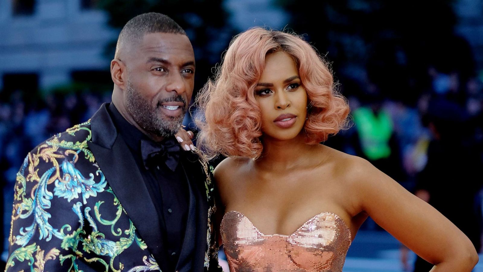 PHOTO: Idris Elba and Sabrina Dhowre attend The 2019 Met Gala at Metropolitan Museum of Art, May 6, 2019, in New York City.