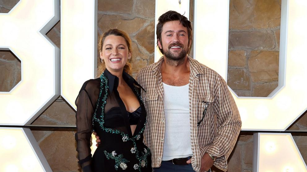 PHOTO: Blake Lively and Brandon Sklenar are seen at at Gaylord Texan Resort & Convention Center, June 14, 2024, in Grapevine, Texas.