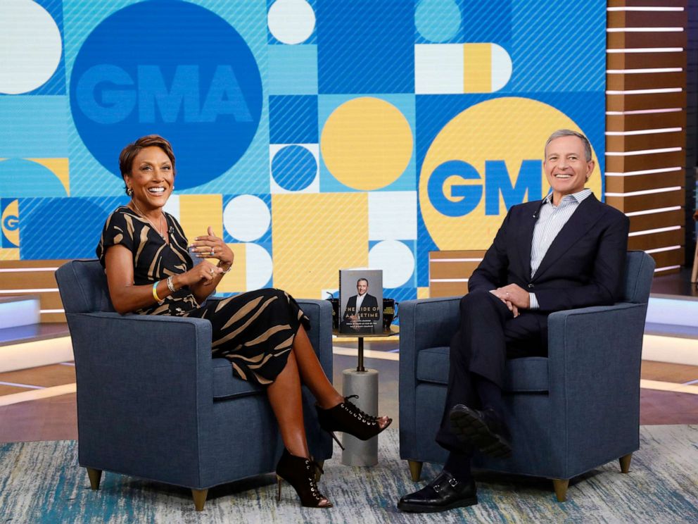 PHOTO: Chairman and Chief Executive Officer of the Walt Disney Company Bob Iger is a guest on Good Morning America, September 23, 2019, on the Walt Disney Television Network.