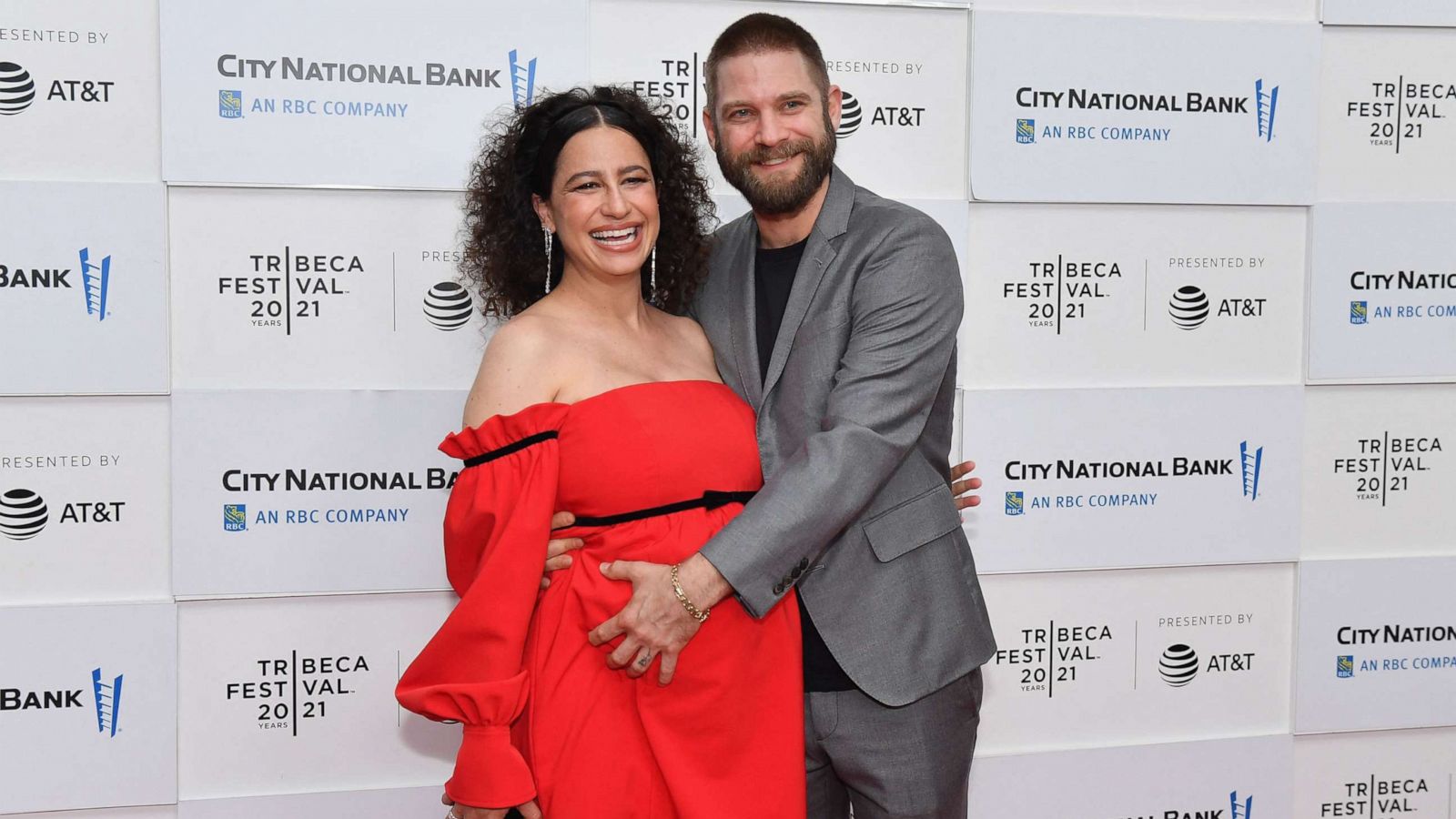 PHOTO: Actress Ilana Glazer and husband David Rooklin attend a premiere during the 2021 Tribeca Festival on June 17, 2021, in New York.