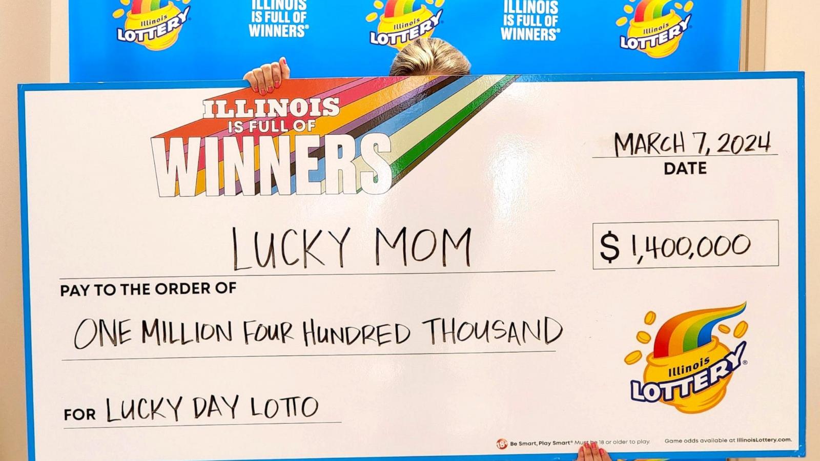 PHOTO: A mother won $1.4 million from the Illinois lottery using her kids' birthdays as winning numbers