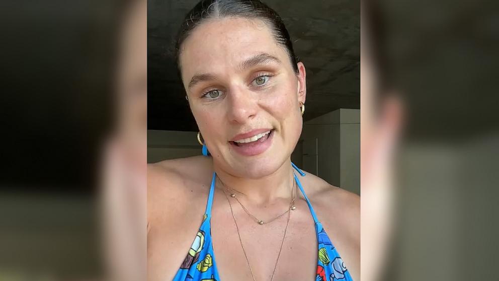 PHOTO: Ilona Maher appears in this screenshot from a video she shared on TikTok.