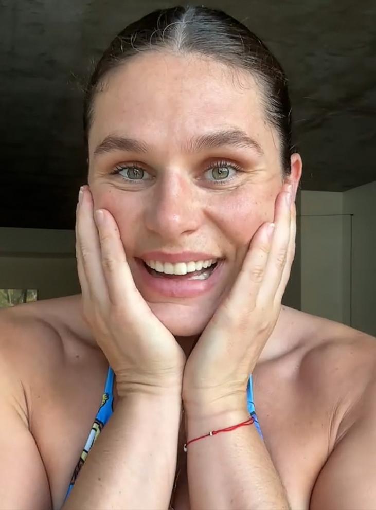 PHOTO: Ilona Maher appears in this screenshot from a video she shared on TikTok.