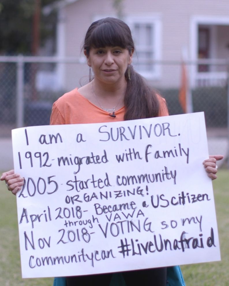 PHOTO: Americans speak out about how immigration is a key issue driving them to vote this year in an interview with "GMA." 