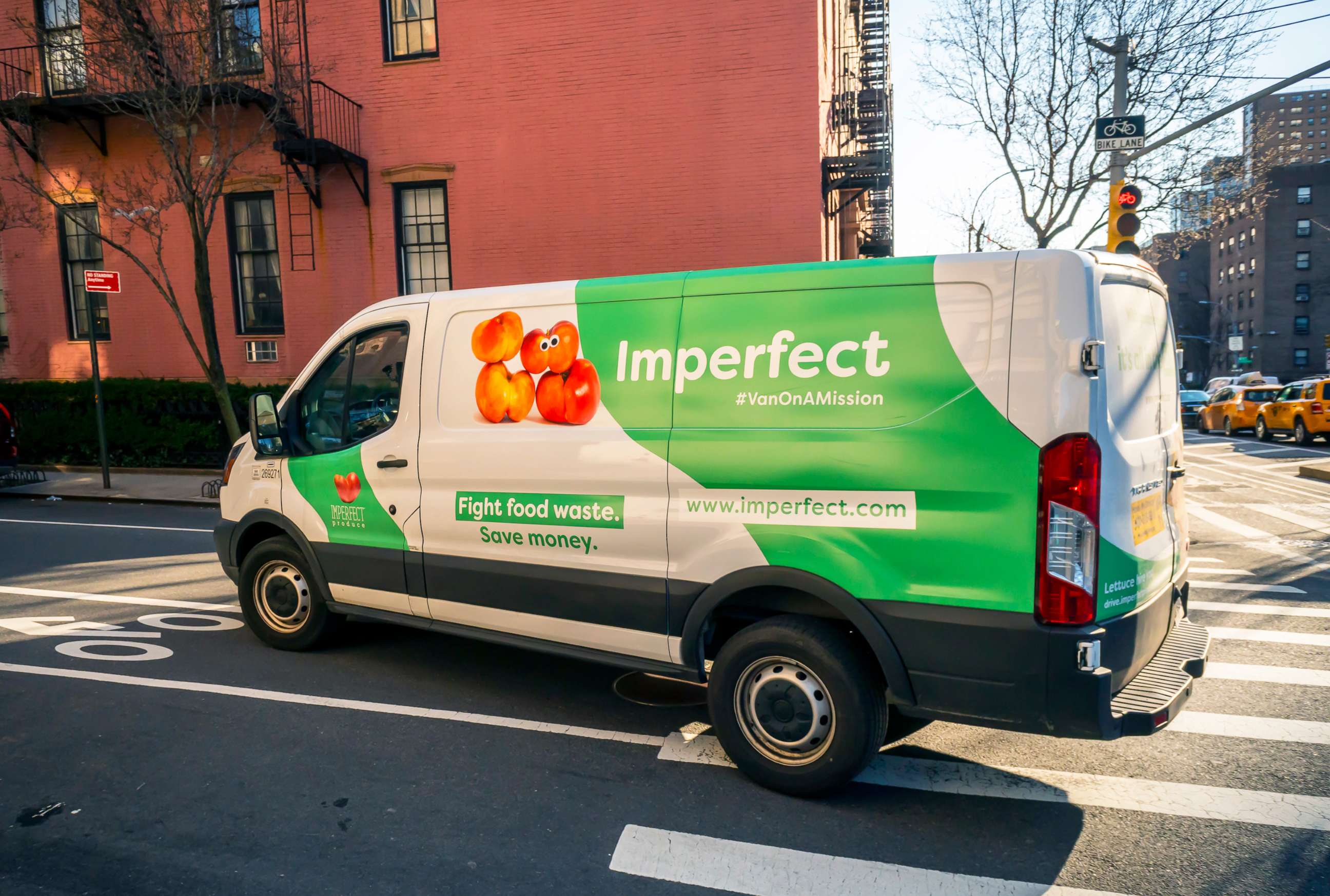 A Whole Foods Market delivery van in the Chelsea neighborhood of New York  on Monday, July