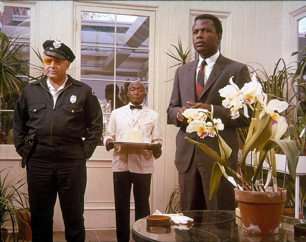 PHOTO: Rod Steiger and Sidney Poitier appear in the movie "In The Heat of the Night."