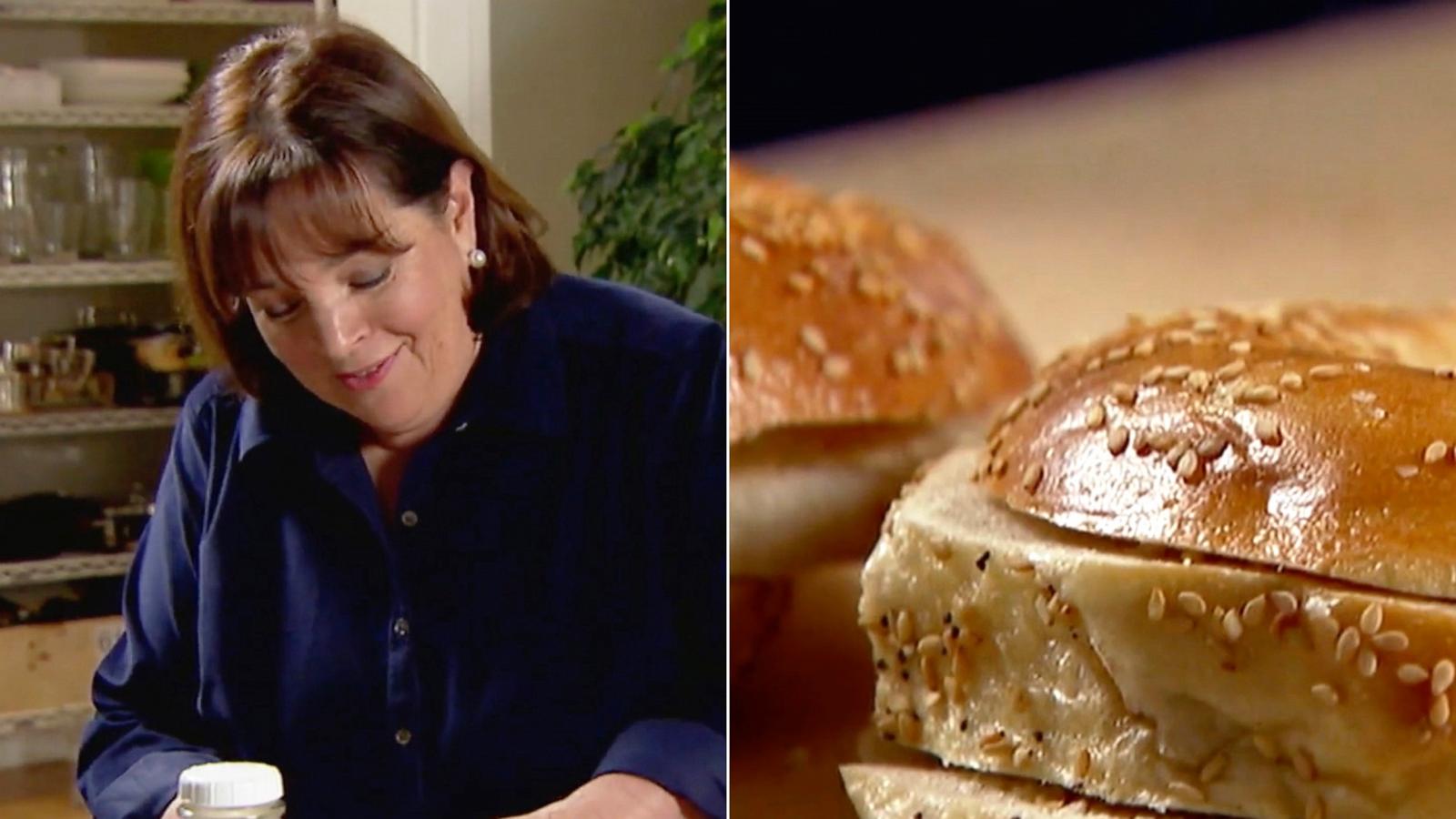 PHOTO: Ina Garten's technique for cutting bagels for a breakfast sandwich as seen on "Barefoot Contessa" has gone viral online.