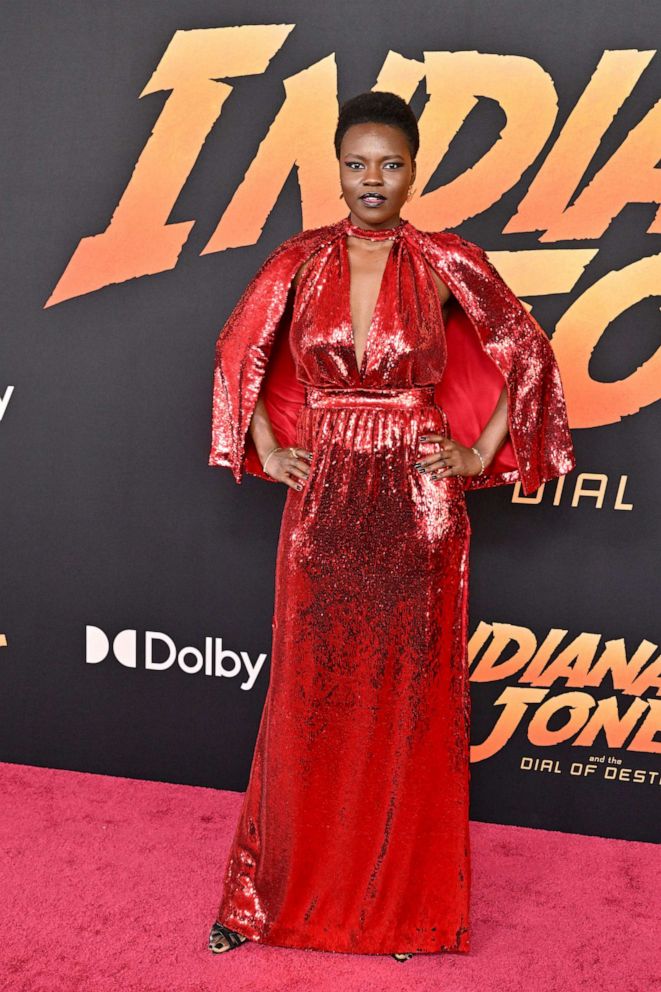 PHOTO: Shaunette Renee Wilson attends the Los Angeles Premiere of LucasFilms' "Indiana Jones and the Dial of Destiny" at Dolby Theatre on June 14, 2023 in Hollywood, Calif.