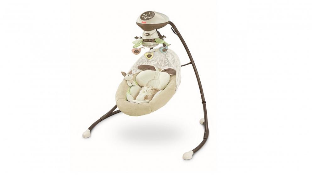 PHOTO: More than 2 million Fisher-Price Snuga infant swings, which includes all models, are being recalled following five reported deaths involving infants between 1 and 3 months old.